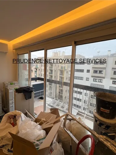 Nettoyage vitres fin de chantier,