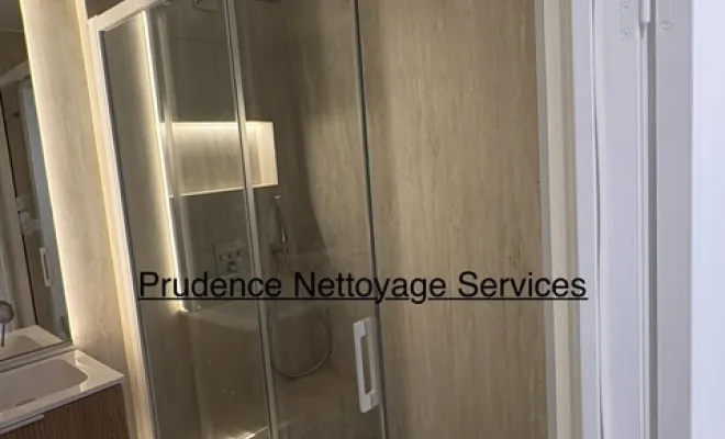 Nettoyage douche de fin de chantier 